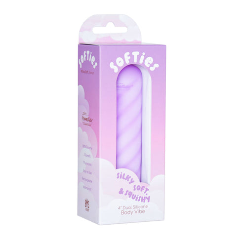 Moutons Dual Silicone Vibe corporelle – violet