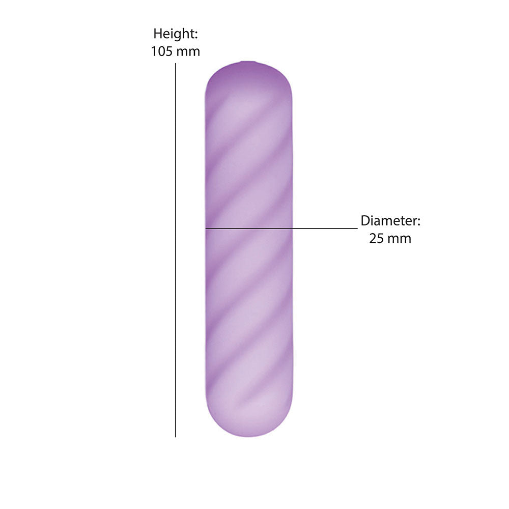 Moutons Dual Silicone Vibe corporelle – violet