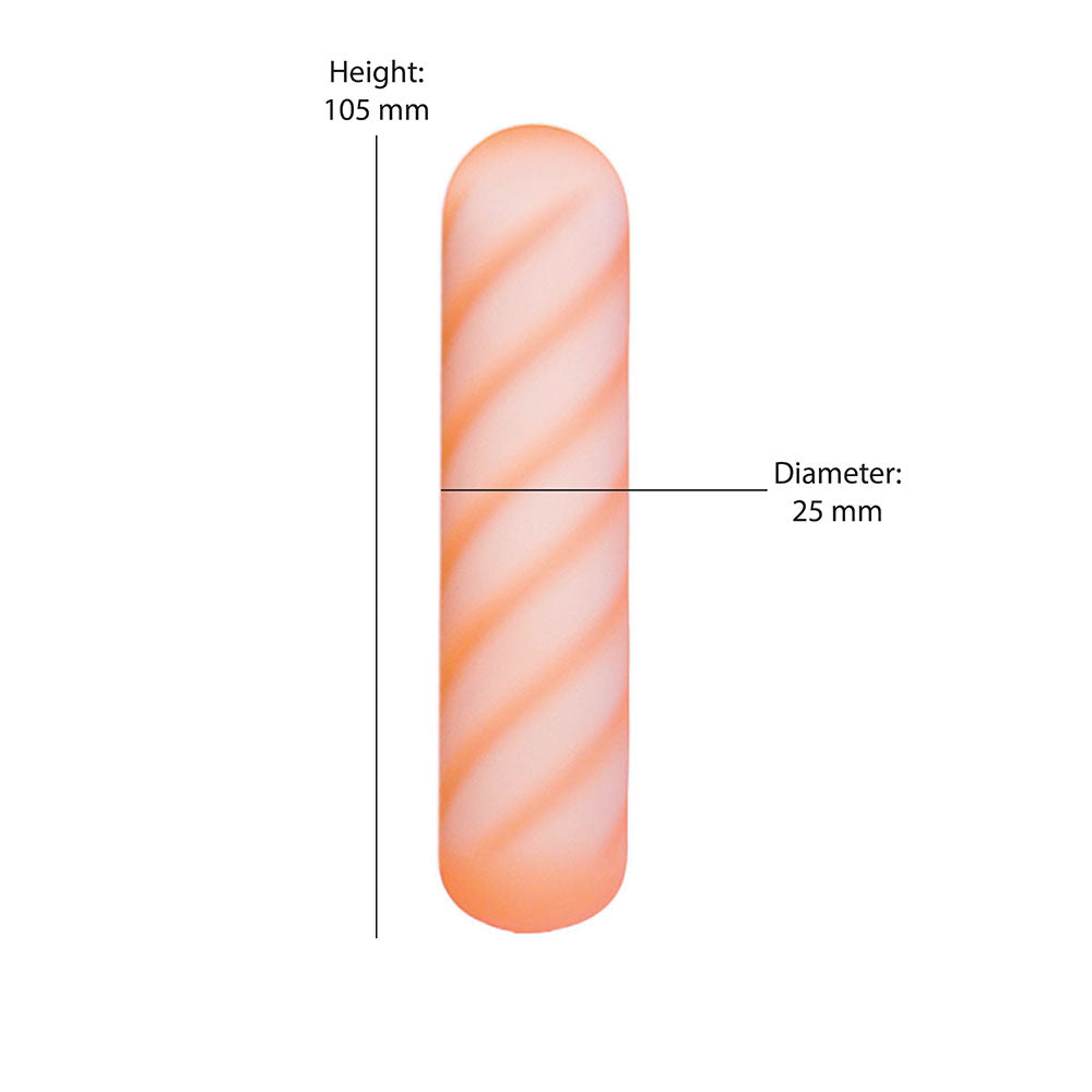 Moutons Dual Silicone Vibe corporelle – Orange
