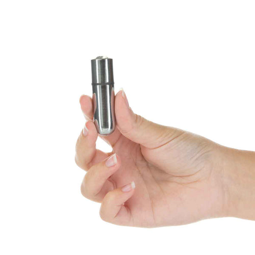 Bullet de première classe - Vibrateur de balle de 2,5" avec porte-clés - Argent
