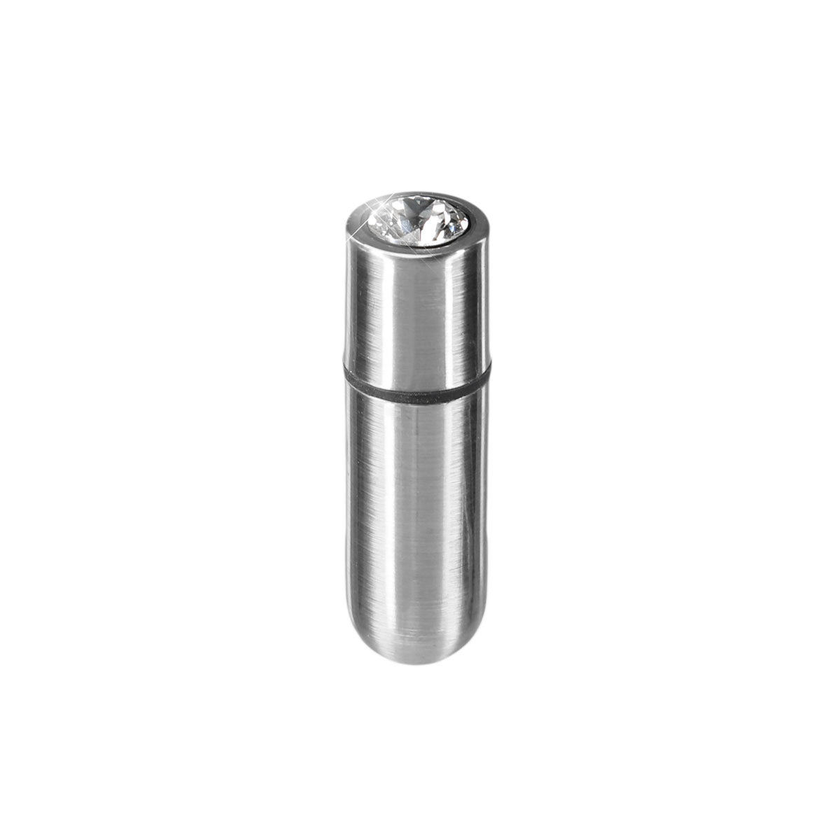 Bullet de première classe - Vibrateur de balle de 2,5" avec porte-clés - Argent