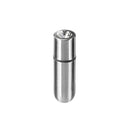 Bullet de première classe - Vibrateur de balle de 2,5" avec porte-clés - Argent