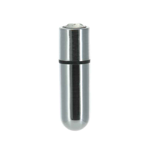 Bullet de première classe - Vibrateur de balle de 2,5" avec porte-clés - Argent