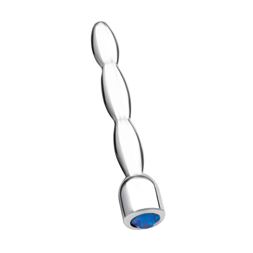 Ligne bleue Bling en acier inoxydable Bling Wivy Penis Plug image 5
