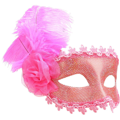 Masque de plume - Rose image 0