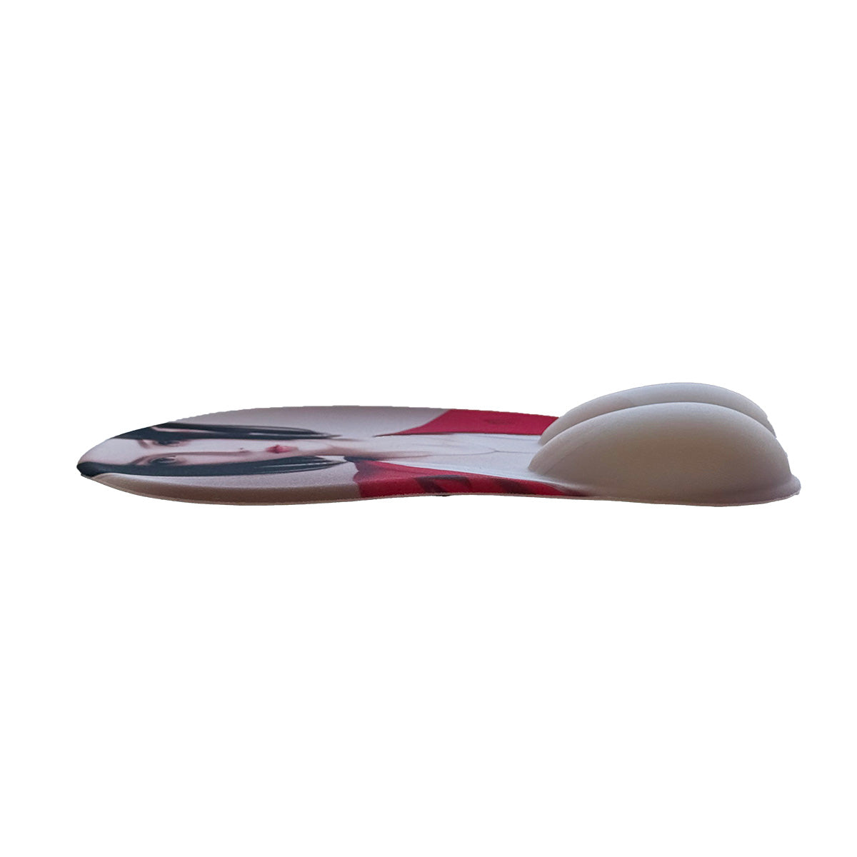 Mouse Pad Anime – Haut Blanc Brunette et Veste Rouge