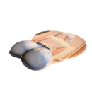 Anime Mouse Pad – Blonde à cheveux gris en Jeans bleus