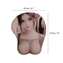 Anime Mouse Pad – Brunette avec Suspendeurs