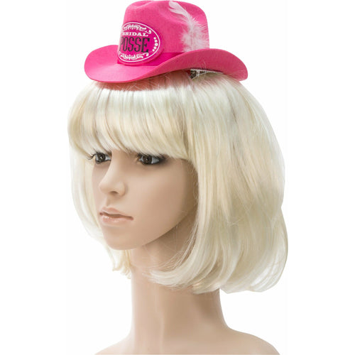 Posse nuptiale - Chapeau Clipon Cowgirl