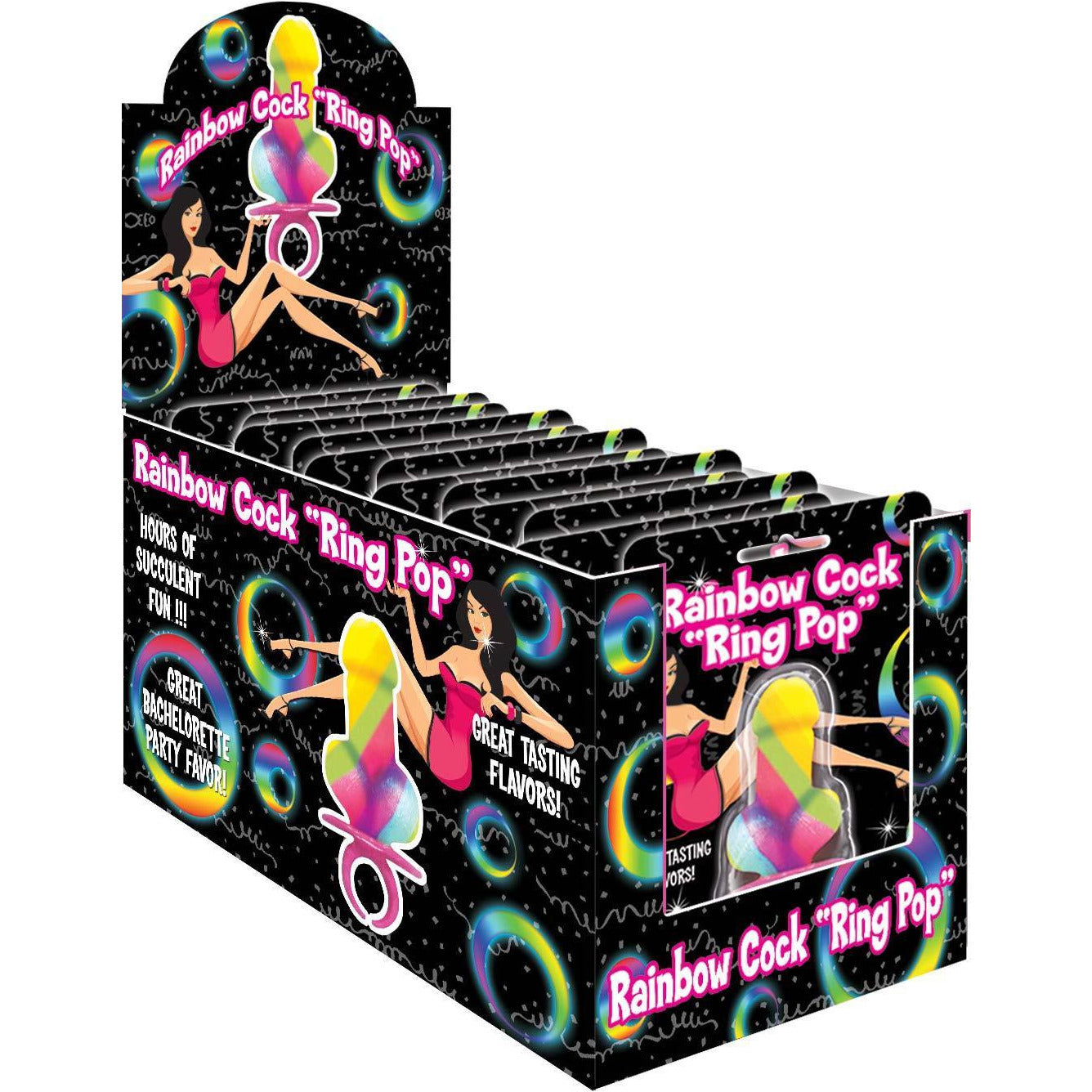 HottProduits Rainbow Cock Ring Pop