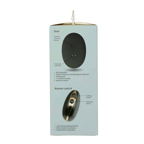 Sept créations – Artemis - Plug anal rechargeable en silicone - Noir image 4
