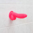 Pure Love® - Dildo de silicone Fantasy avec base d'aspiration – 7 po – rose chaud image 3