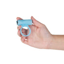 PowerBullet – Anneau cosmique – Anneau vibrant de cock – Bleu foncé image 0