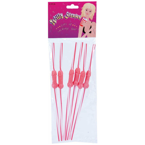 TYTF Bendable Willy Straws- chair - 6pk