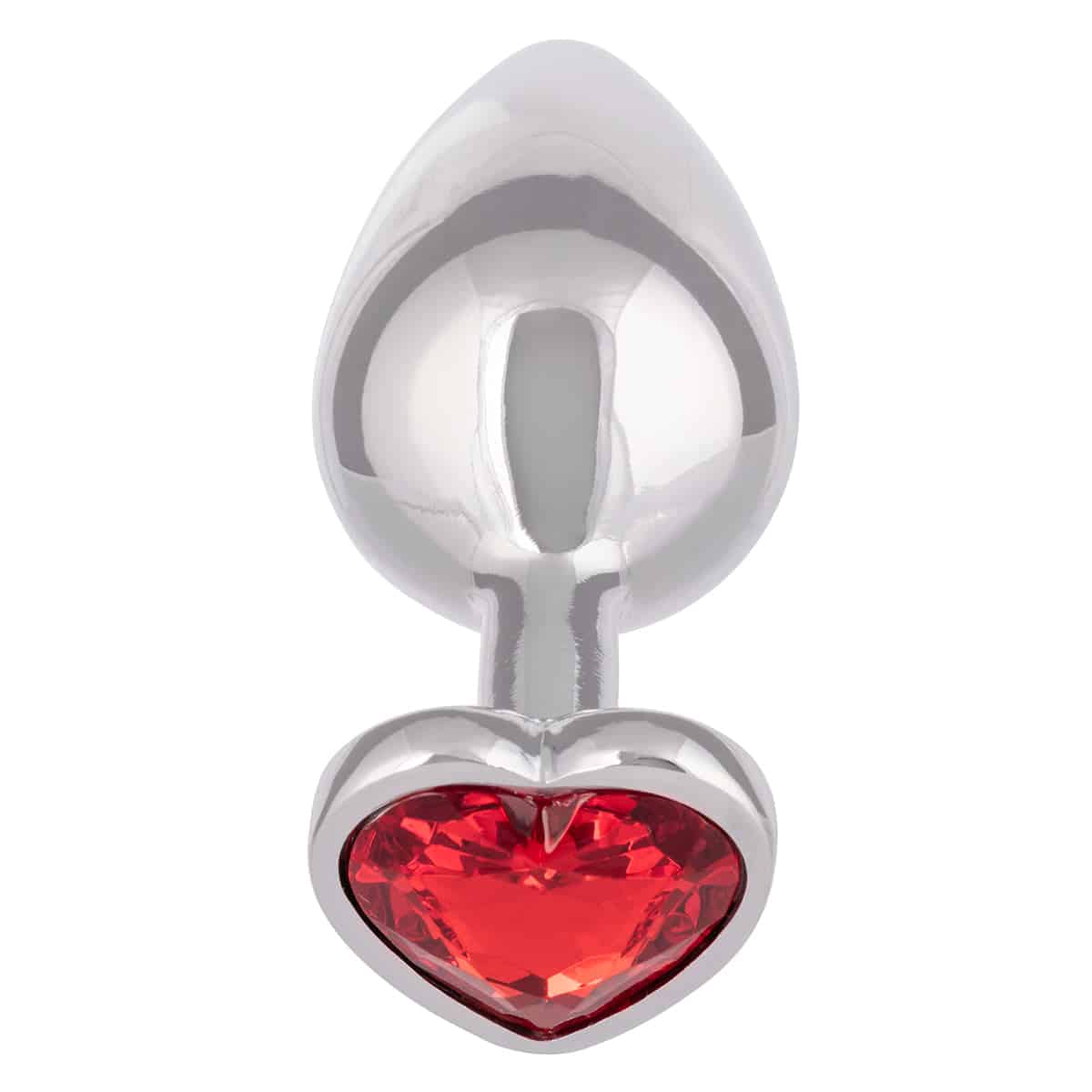 CalExotics® Jewel Large Ruby Plug Coeur - Ruby image 3