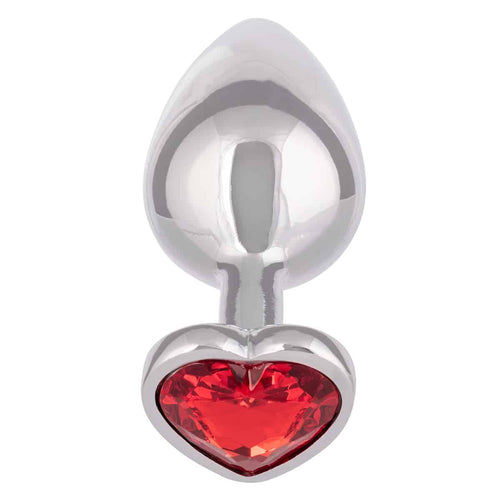 CalExotics® Jewel Large Ruby Plug Coeur - Ruby image 3