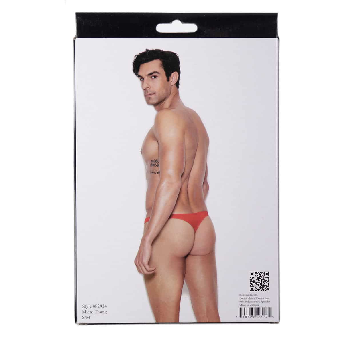 Moments élégants - Vivace Collection Raah – Hommes Micro Mini String - Rouge S/M image 2
