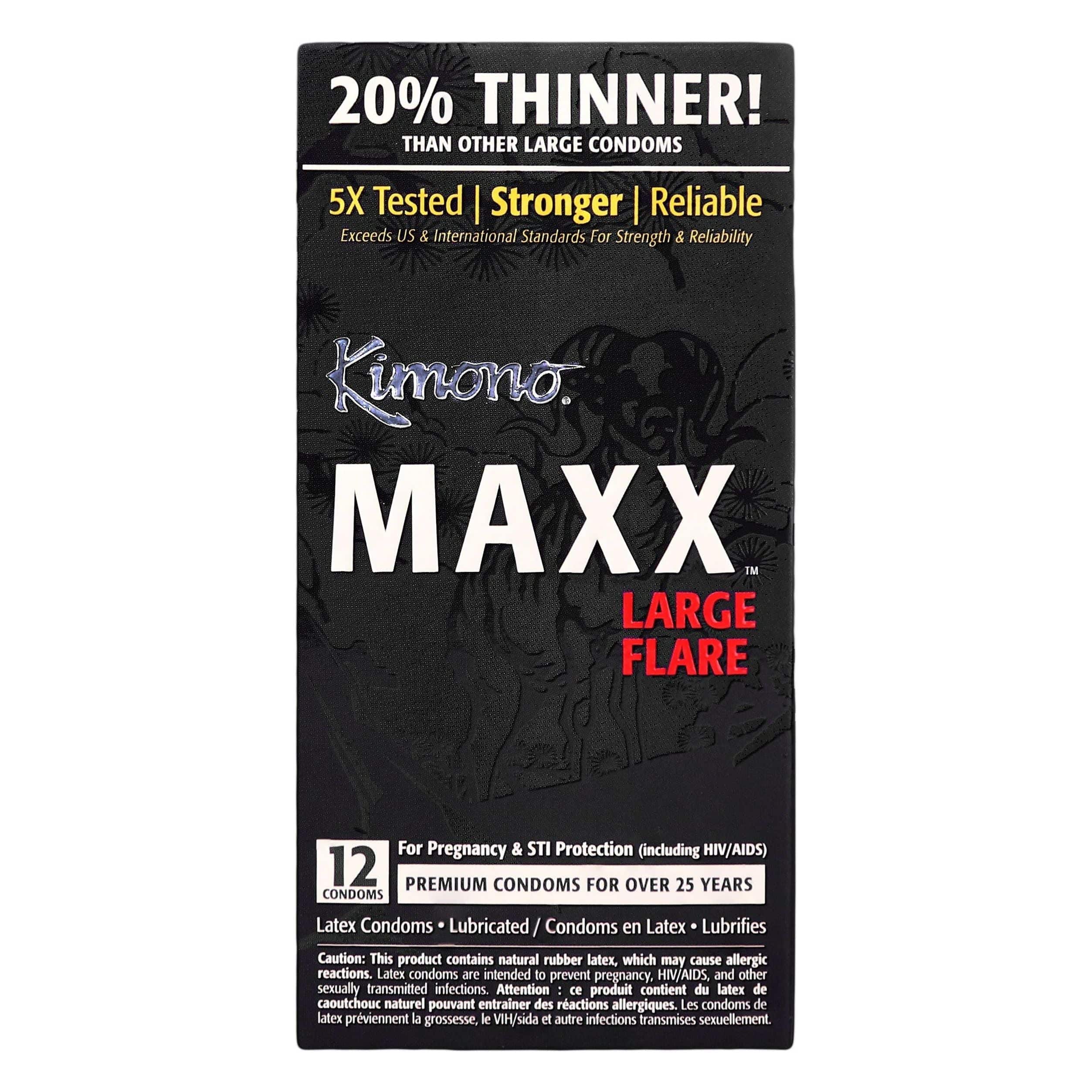 Kimono Maxx Préservatifs pour grands arômes - 12 Pack image 0