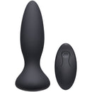 Doc Johnson A Play Adventurous VIBE – Plug anal vibrant en silicone avec télécommande – Noir image 0