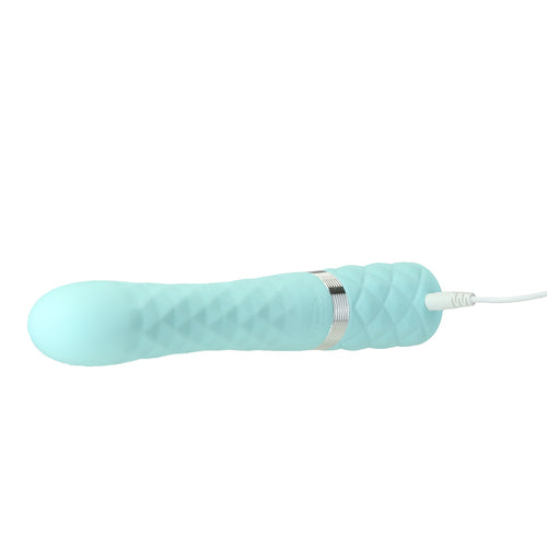 Oreiller parler vivant – Luxueux masseur double motor – Teal image 4