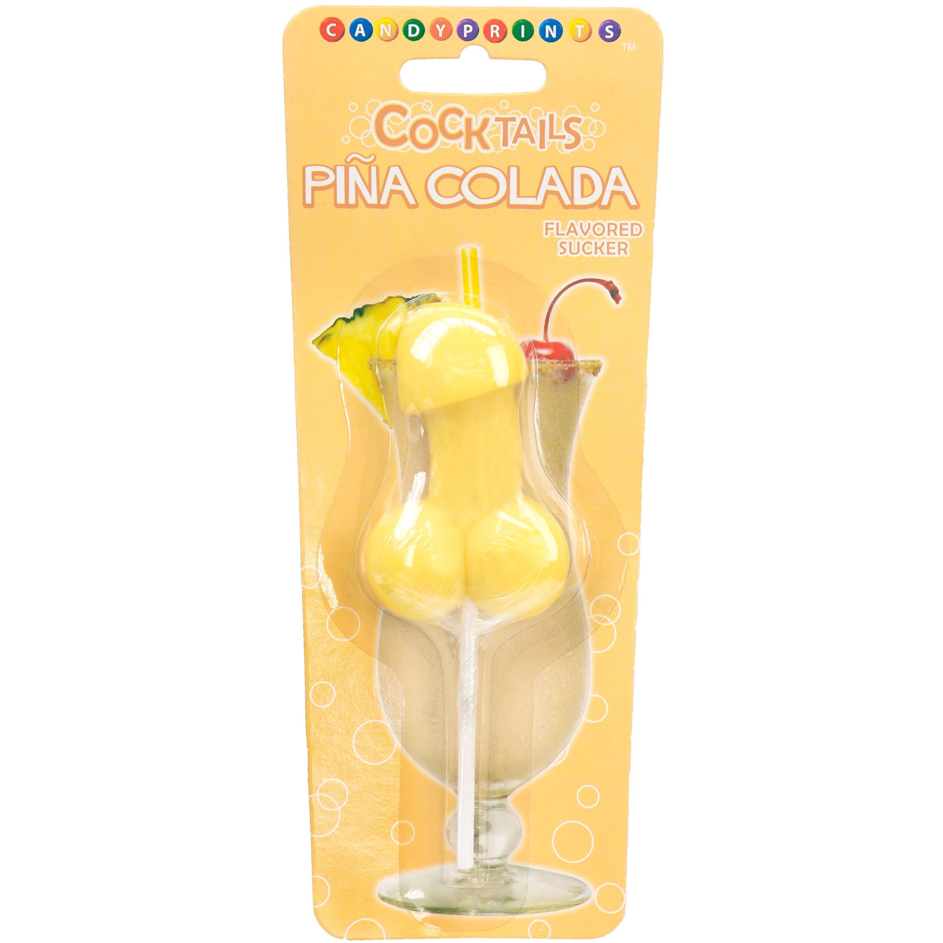 Impressions de bonbons Pina Colada Sucker Candy
