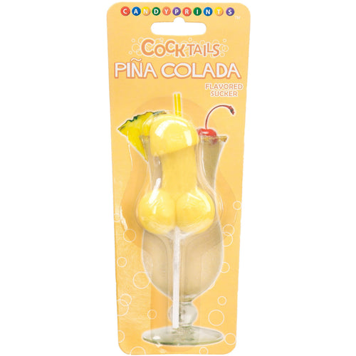 Impressions de bonbons Pina Colada Sucker Candy