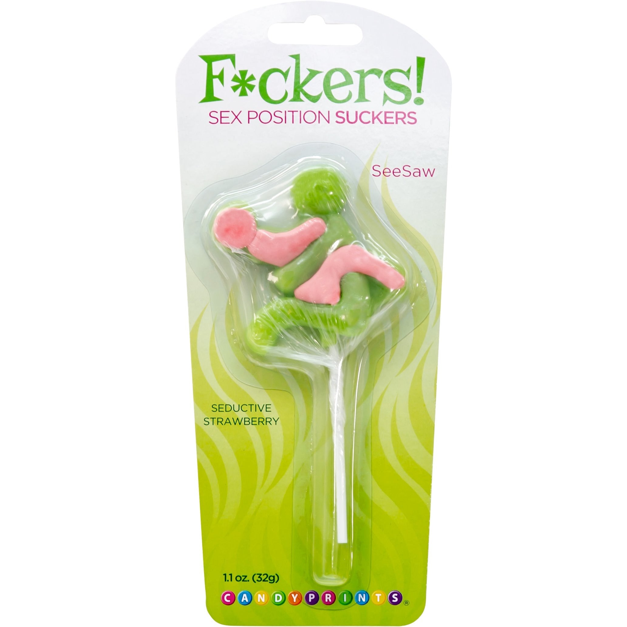 Des empreintes de bonbons ! Sex Position Sucker Candy - Fraise