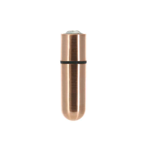 Bullet de première classe - Vibrateur de balle 2,5" avec porte-clés - Or rose image 1