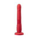 Lovense - Gravity - Bluetooth® Automatic Thrusting &amp; Vibrating Dildo – Rouge image 3