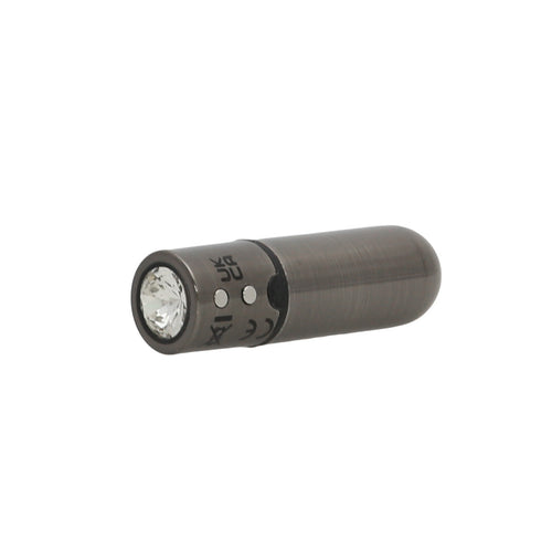 Bullet de première classe - Vibrateur de balle de 2,5" avec porte-clés - Gun Metal image 4