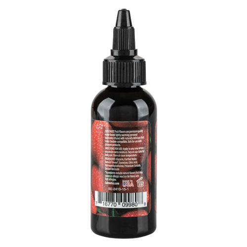 CalExotics® – Sauce de baise – Lubrifiant à base d'eau – Fraise - 2oz/60ml image 1