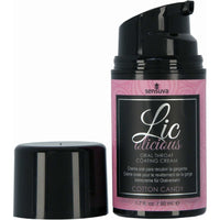Sensuva Licolicious – Crème de revêtement de gorge aromatisée – 1,7 oz - Coton Bougie