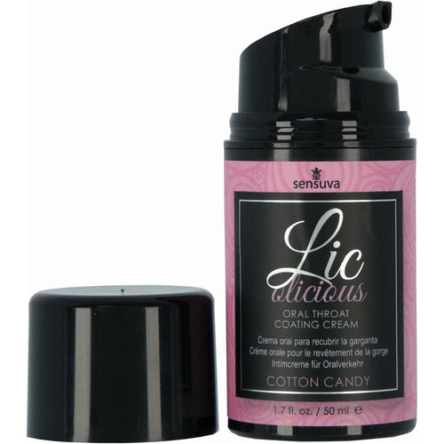 Sensuva Licolicious – Crème de revêtement de gorge aromatisée – 1,7 oz - Coton Bougie image 0