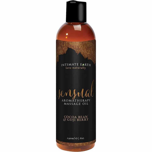 Huile de massage sensorielle - Cocoa Bean &amp; Goji Berry - 8oz image 0