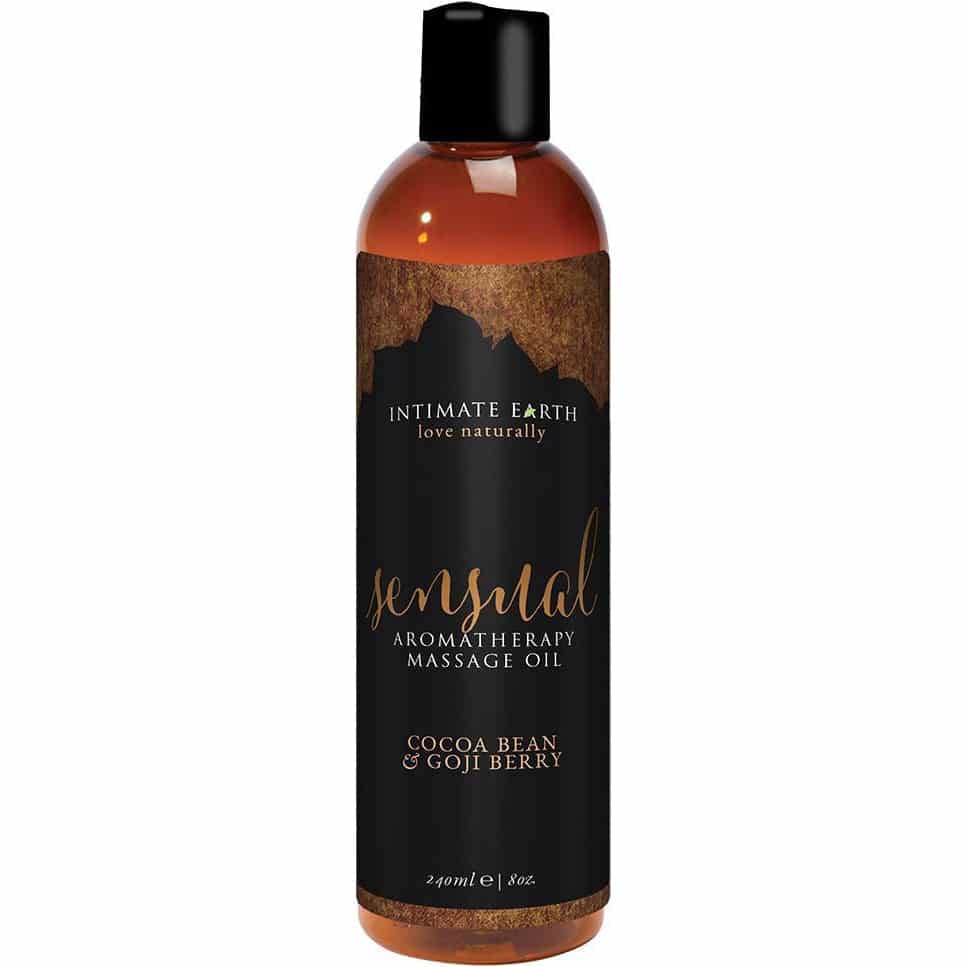 Huile de massage sensorielle - Cocoa Bean &amp; Goji Berry - 8oz