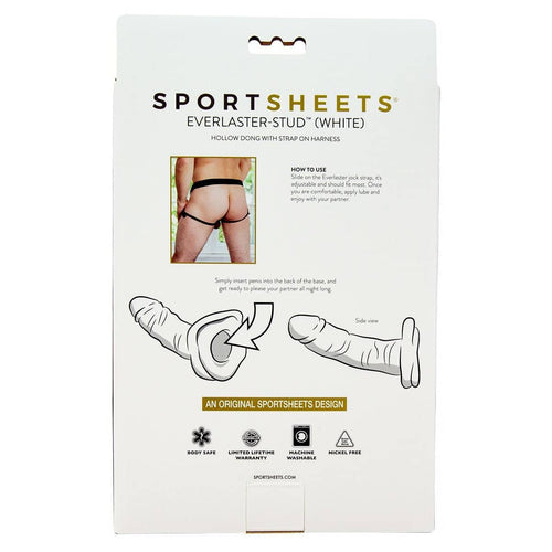 Feuilles de sport - Dong creux avec harnais strap-on image 3