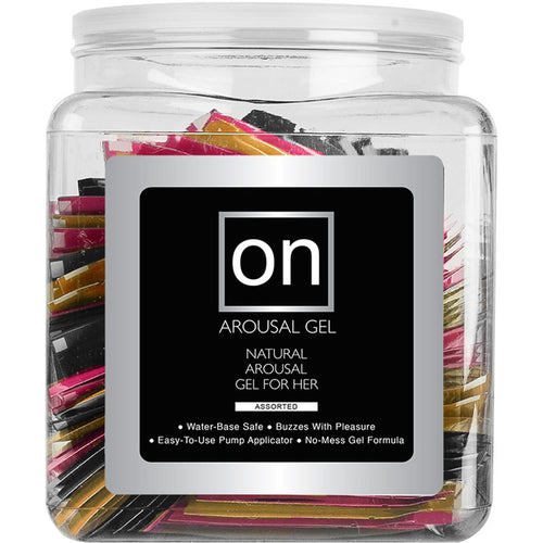 Sensuva ON pour son gel d'excitation - Foils et affichage - 100 pc - 0,13 oz
