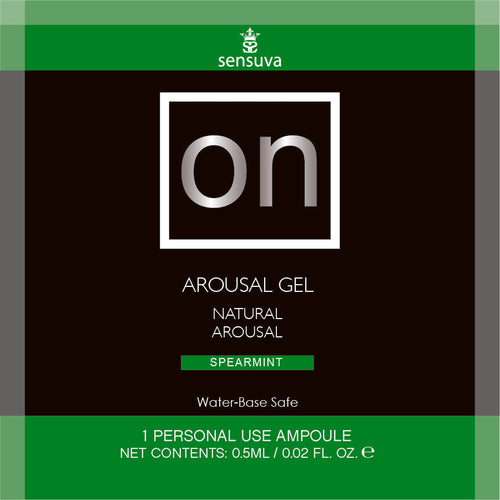 Sensuva ON pour son gel d'excitation - Foils et affichage - 100 pc - 0,13 oz