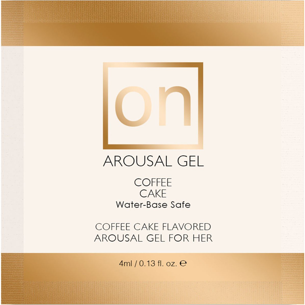 Sensuva ON pour son gel d'excitation - Foils et affichage - 100 pc - 0,13 oz