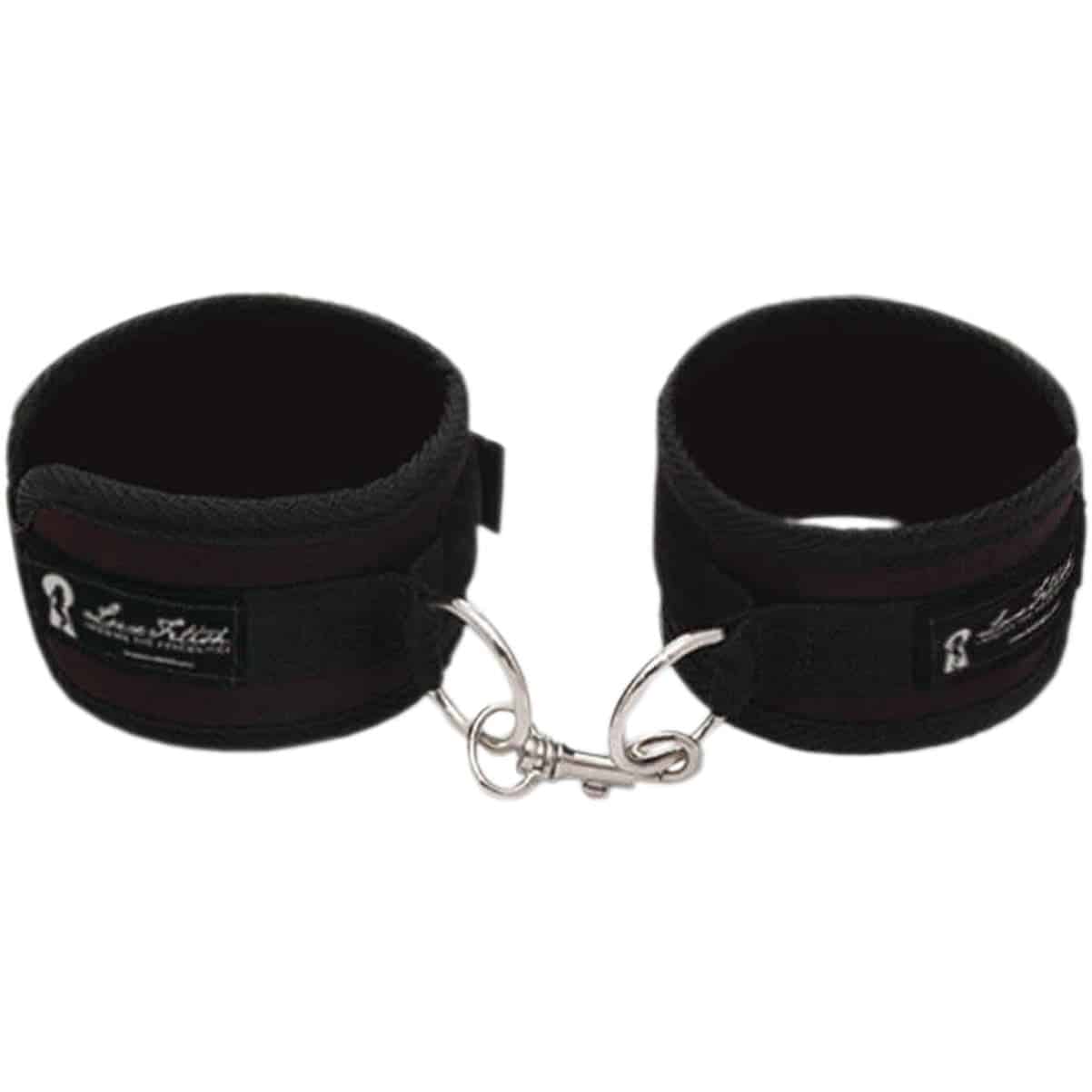 Lux Fetish Lux Fetish – Quality Love Cuffs – Black
