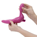 Pure Love® - Dildo silicone sans sangle avec balle vibrante – rose image 1