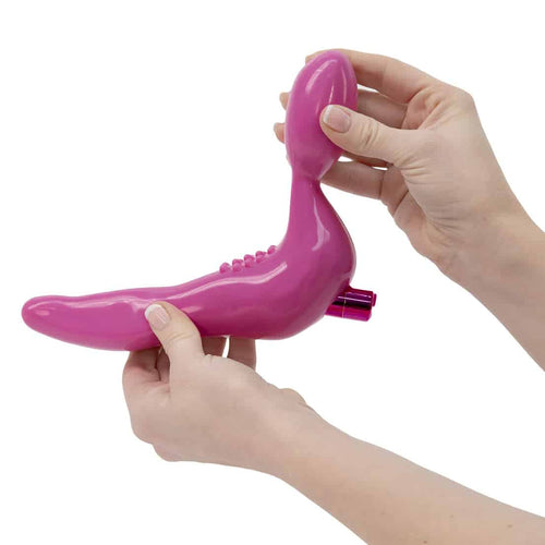 Pure Love® - Dildo silicone sans sangle avec balle vibrante – rose image 1