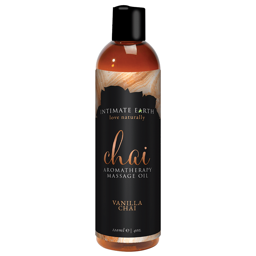 Huile de massage Aromathérapie Terre Intime - Vanille Chai - 120ml/4oz image 0