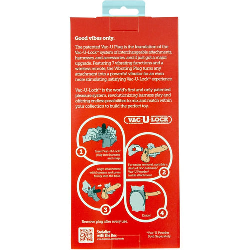 Doc Johnson Vac-U-Lock – G-Spot vibrant Jeu de plaisir avec télécommande image 3