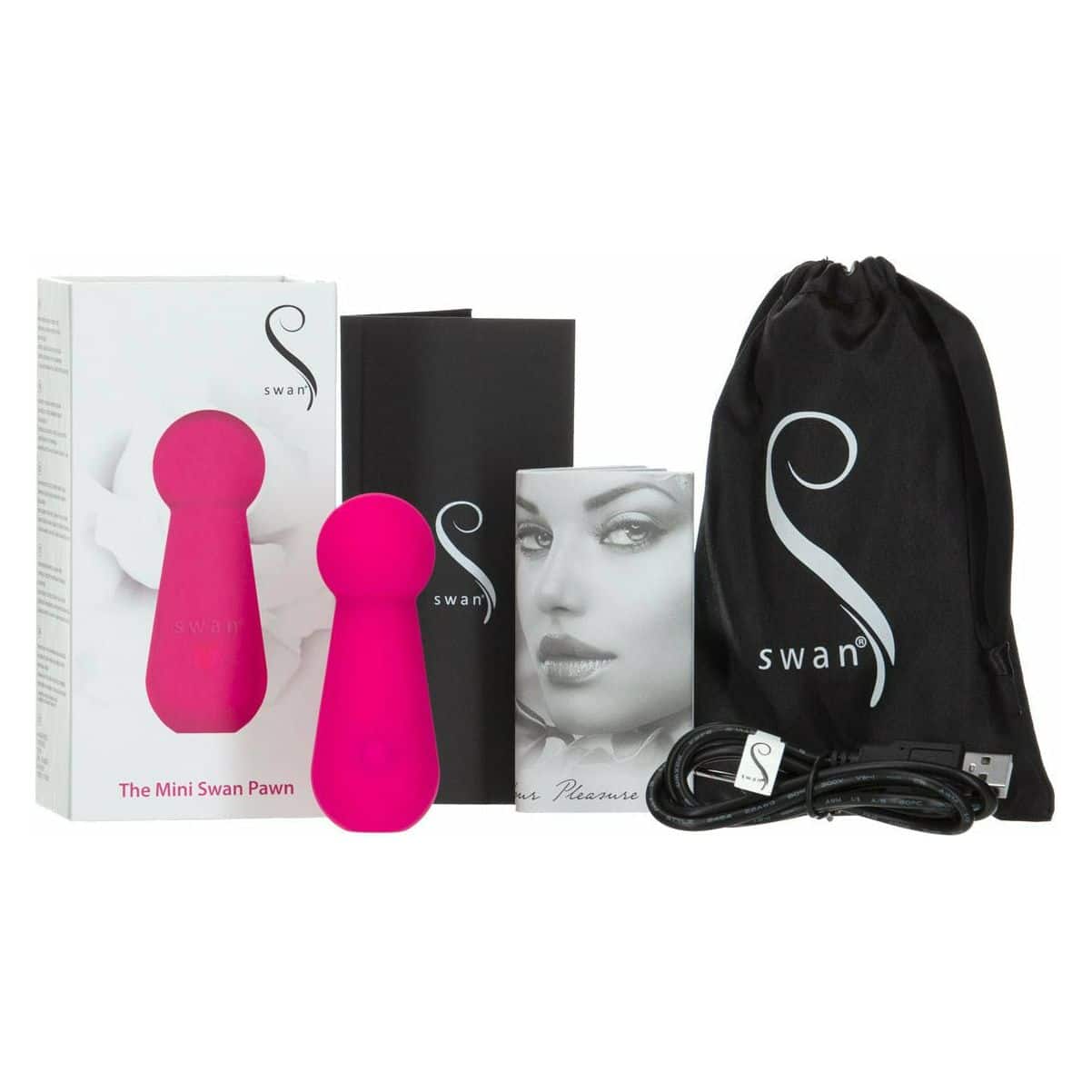 Mini Swan Pawn – Vibrateur clitoris – Rose image 3