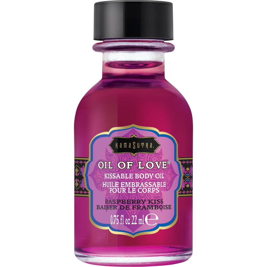 Kama Sutra Oil of Love - Kissable Body Oil - Raspberry Kiss -  22 ml / 0.75oz