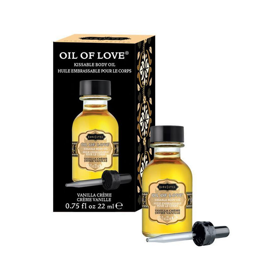Kama Sutra Huile d'amour - Huile de corps Kissable - Vanille - 22 ml / 0.75oz