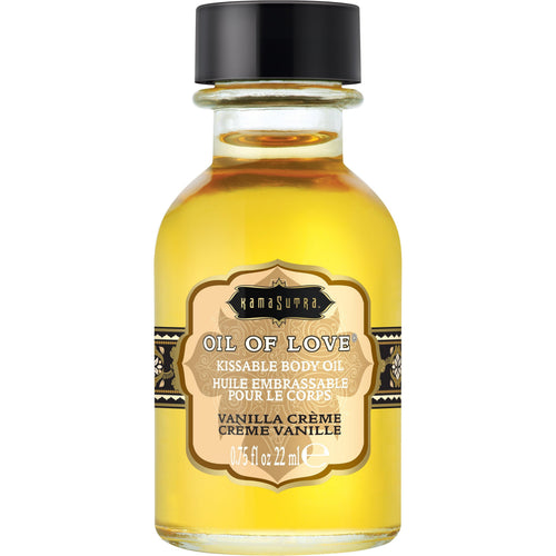 Kama Sutra Huile d'amour - Huile de corps Kissable - Vanille - 22 ml / 0.75oz