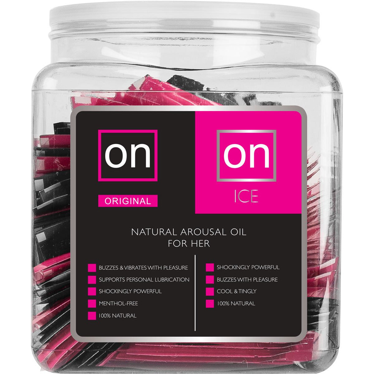 Sensuva ON Gel d'excitation – Gel naturel d'excitation pour elle – Foils et affichage – 75 pc – 0,13 oz