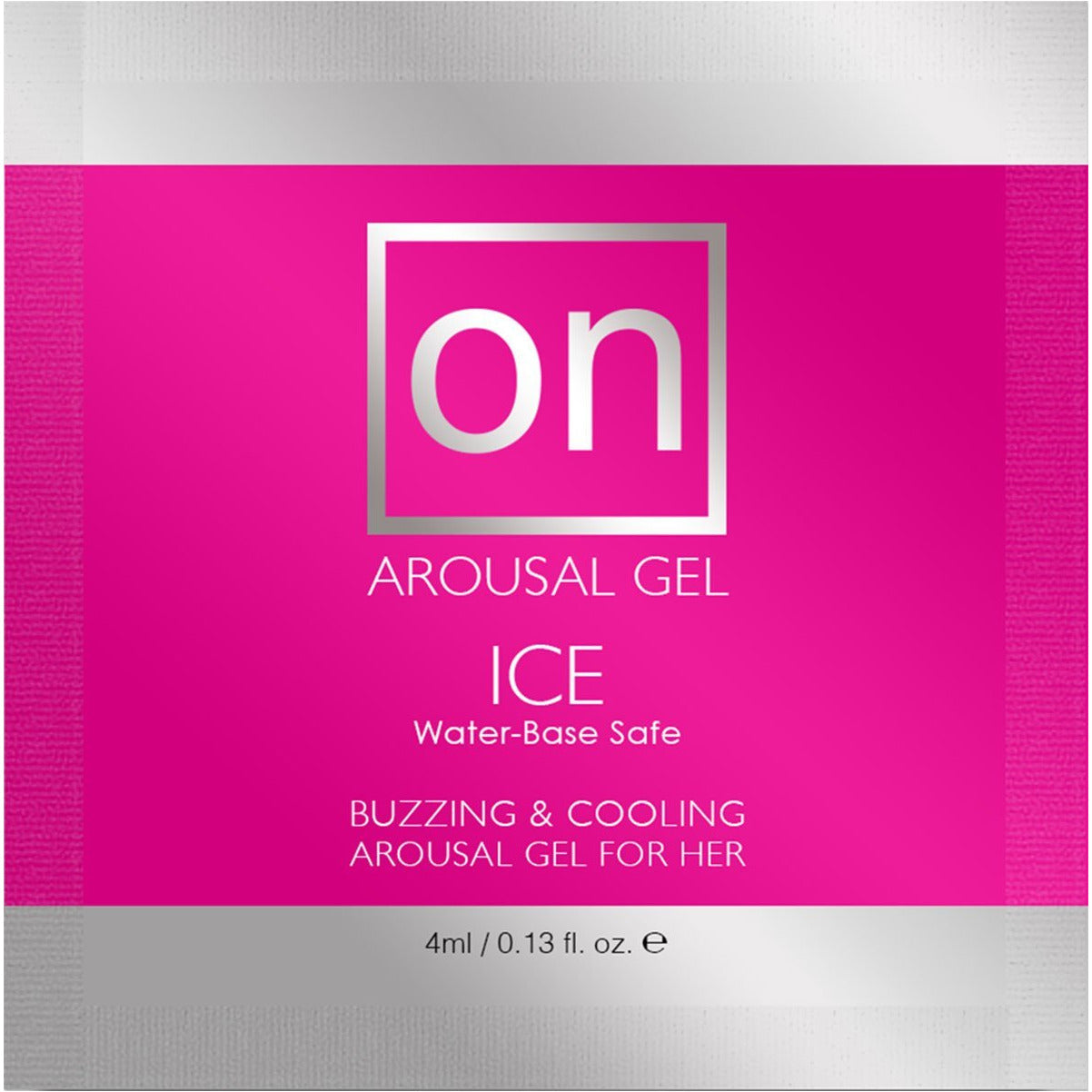 Sensuva ON Gel d'excitation – Gel naturel d'excitation pour elle – Foils et affichage – 75 pc – 0,13 oz